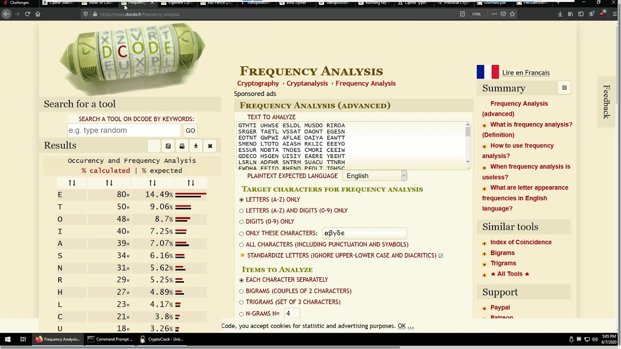 Guide to Solving Classical Ciphers - RACTF Crypto Challenges 01-06