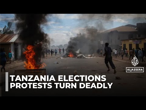 Tanzania election protests: Opposition says hundreds killed amid unrest