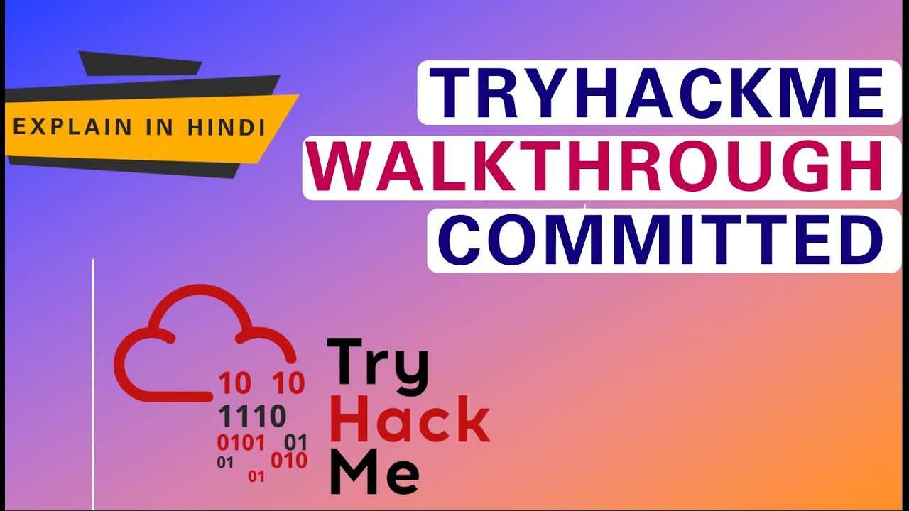 TryHackMe: Committed Walkthrough 🔐