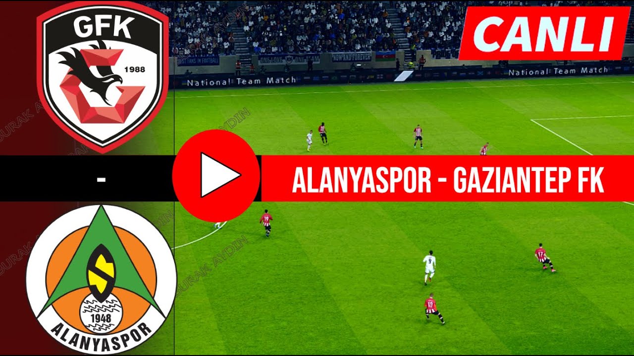 Alanyaspor vs Gaziantep FK Canlı İzle | eFootball 21 Türkçe Oyun Yayını ⚽