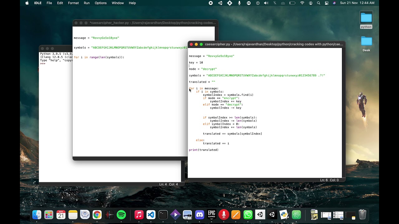 Master Python to Crack Caesar Ciphers 🔓 | Step-by-Step Hacker Tutorial