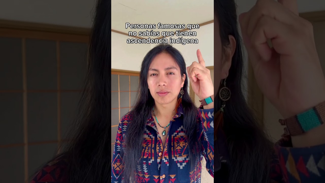¿Sabías esto sobre indígenas y famosos? 🌎