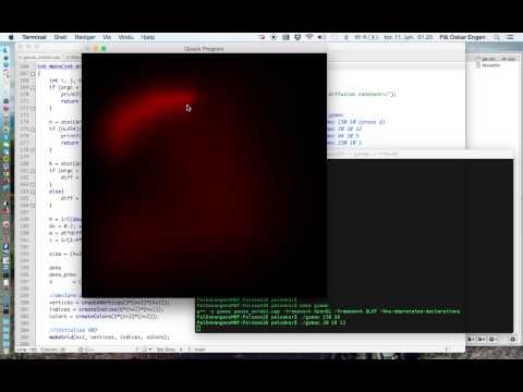 Real-time fluid dynamics, diffusion solver
