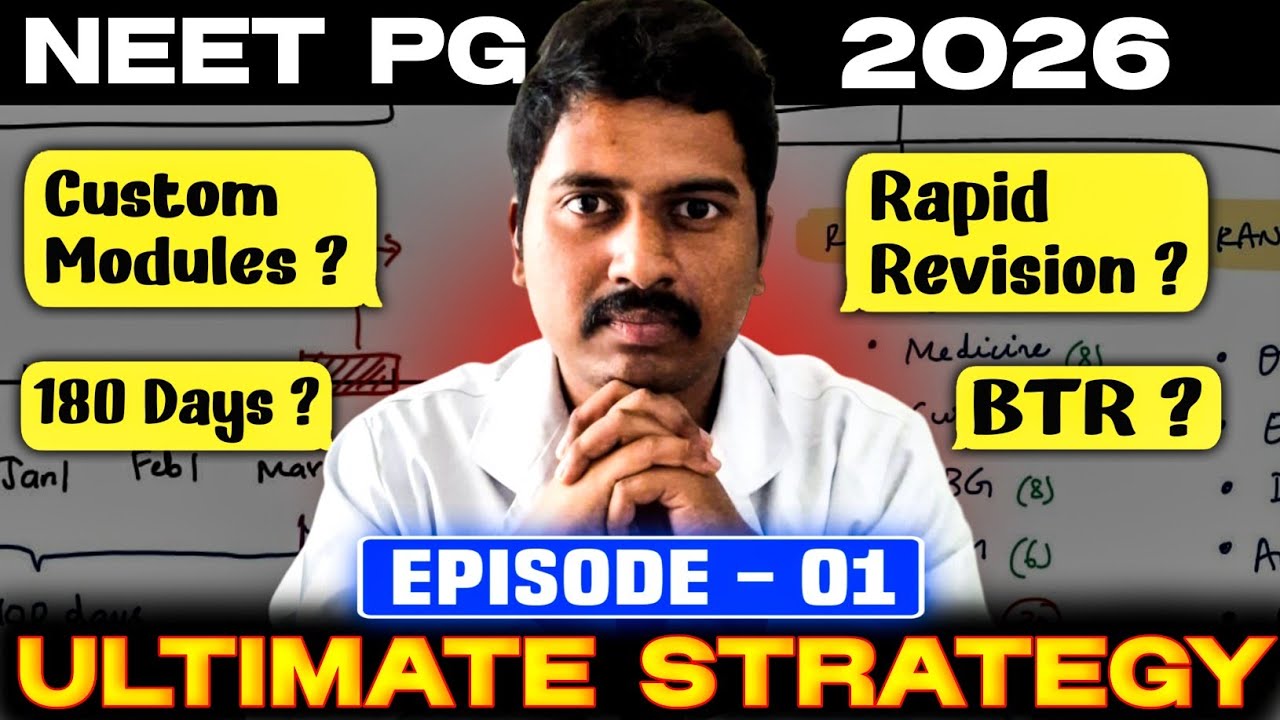 NEET PG 2026 - HOW TO START and WHAT TO READ? | Dr. RMD