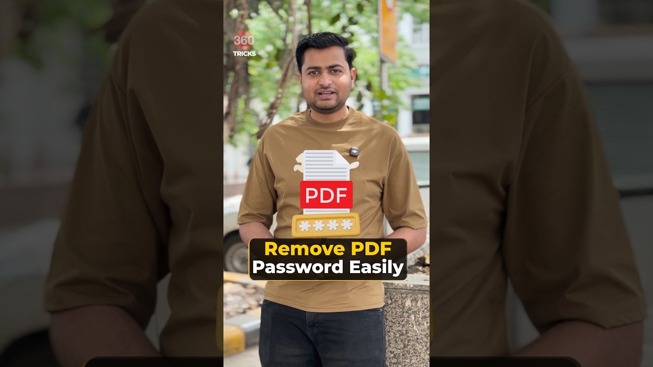 Easily Remove PDF Passwords π