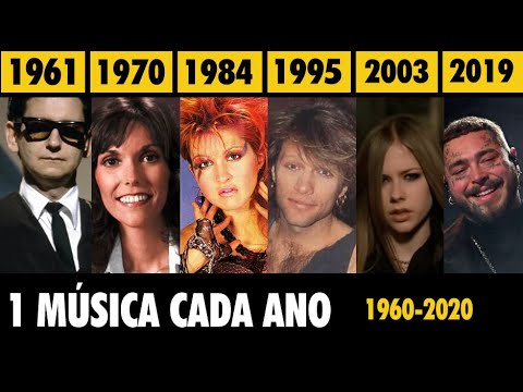 A MELHOR MÚSICA DE CADA ANO - 1960 a 2020