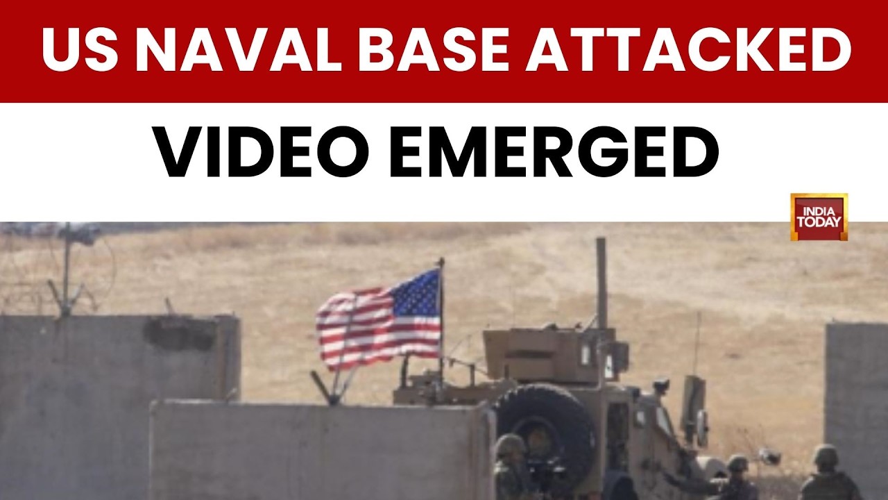 Iranian Missile Strikes US Navy's 5th Fleet Base in Bahrain; Attack Caught On Camera | Tehran