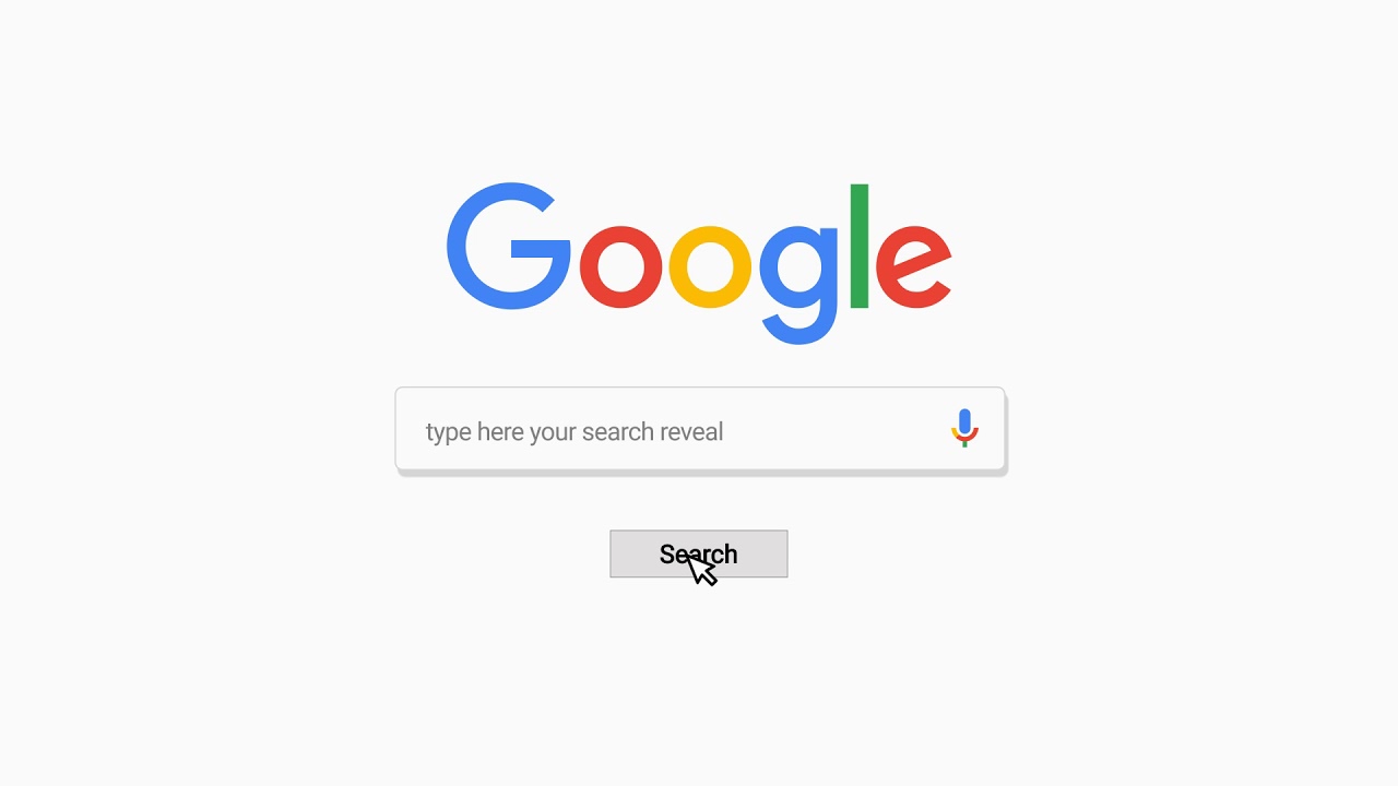 Google Search Template for Purchase