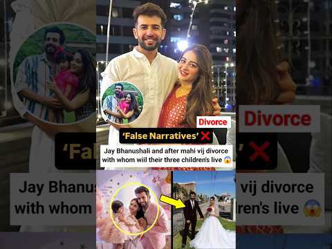 Jay Bhanushali and after mahi vijs divorce 😱with whom wiil their three children's live #shorts #yt