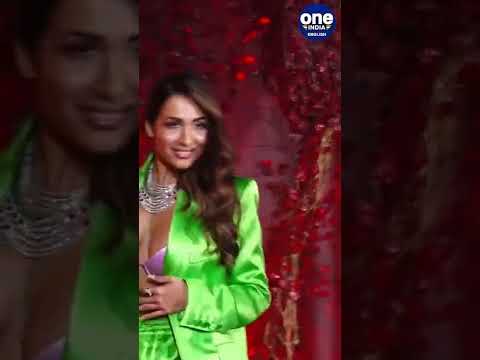 Malaika Arora looks 'Candylicious' in green suit | Karan Johar Birthday Bash| Oneindia News