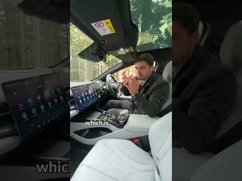 The large infotainment screen in the BYD Seal is very impressive, and a great party trick!