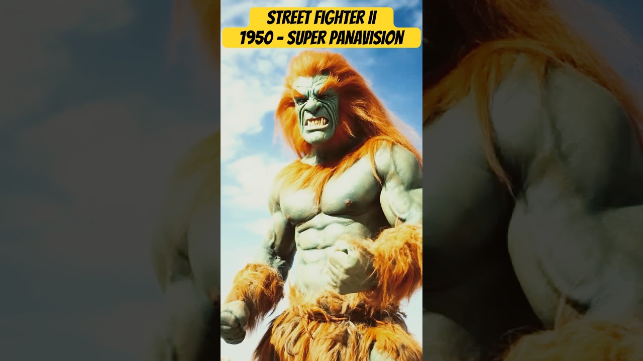 Street Fighter II Reimagined as a 1950s Panavision Classic 🎬