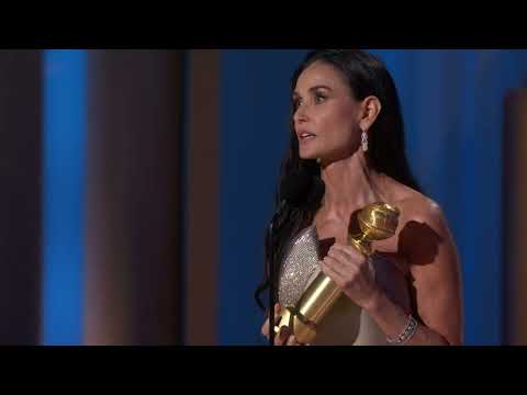 Demi Moore Wins Best Female Actor â Motion Picture â Musical/Comedy | 82nd Annual Golden Globes