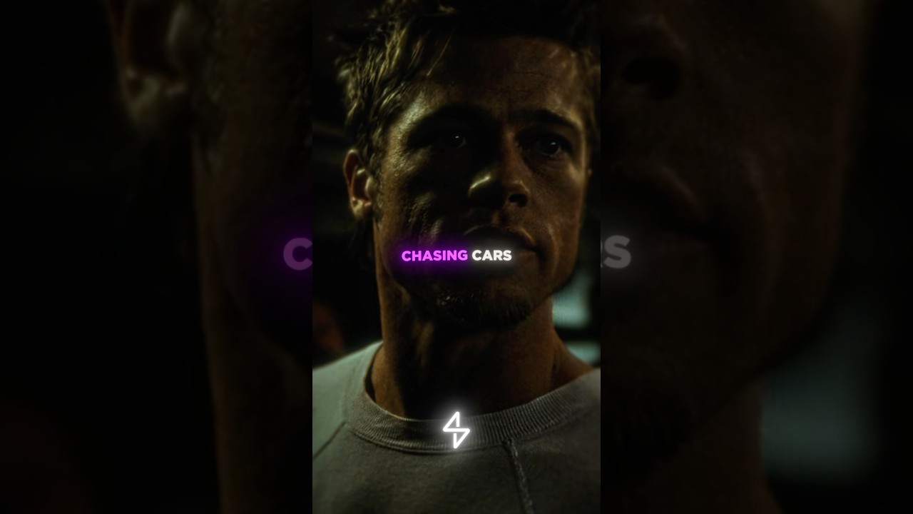 Chilling Fight Club Quote by Brad Pitt 😳