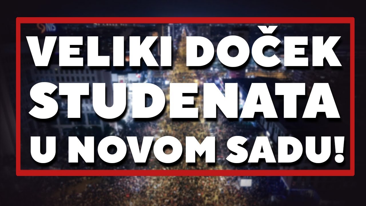 Uživo: Veliki Doček Studentima u Novom Sadu! 🎉