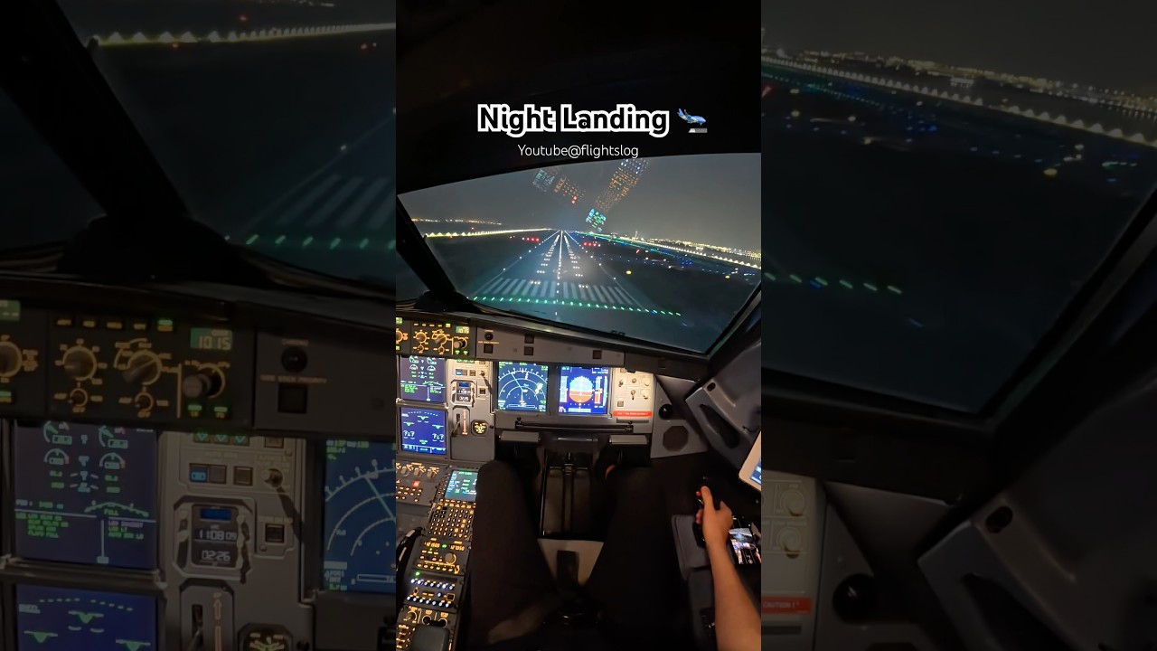 Mastering Night Landings: Airbus Pilot Tips ✈️