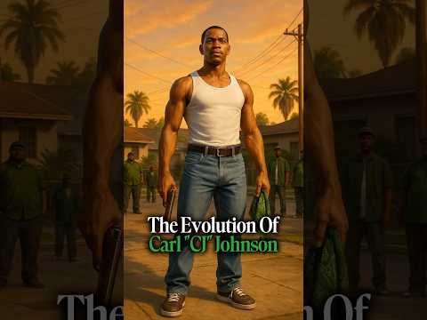 The Evolution Of Carl " CJ " Johnson #cj #carljohnson #gta #grandtheftauto #evolution #history
