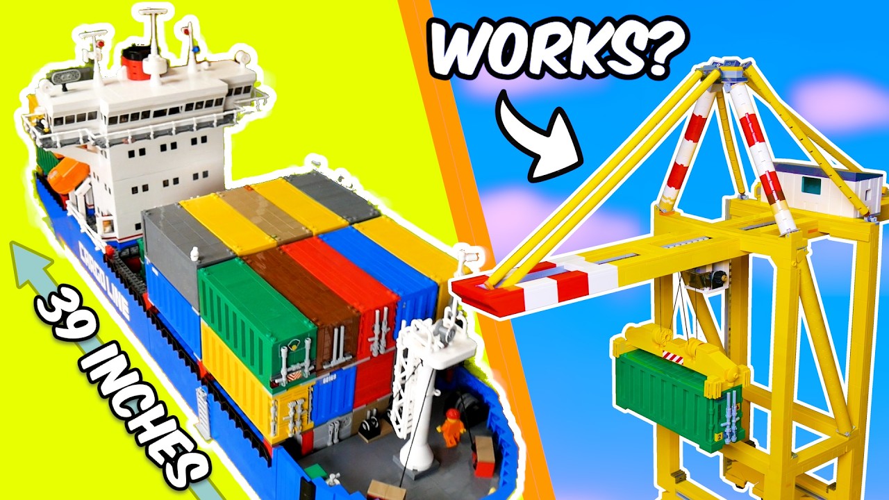 My LEGO Port Build 🚢 (Reupload)