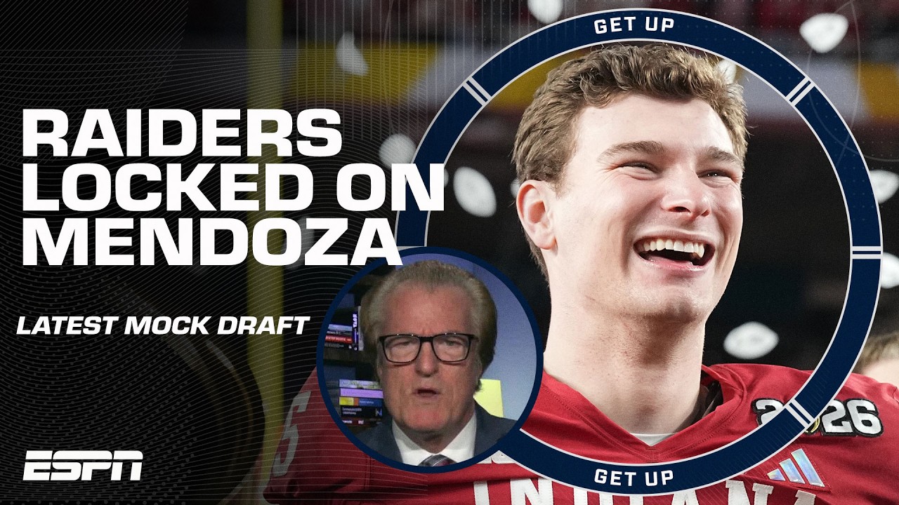 Mel Kiper Jr. Calls Fernando Mendoza a 'LOCK' for Raiders' 1st pick 🔒