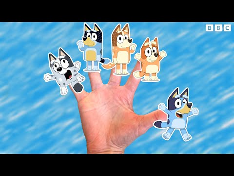 Bluey Finger Family Song | CBeebies