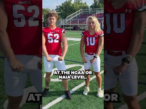 The FIRST Female College Football Player?! ๐คฏ #shorts #cfb #collegefootball