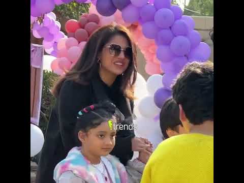 Sanam Jung , Ahsan Khan & Zahid Ahmed at Sonya Hussyn’s niece birthday brunch.#sanamjung #ahsankhan