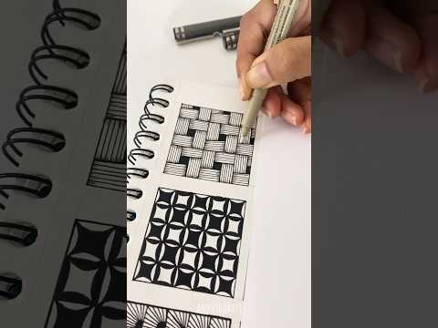 Zentangle pattern ✨ #art #drawing #zentagle #mandala #zentanglelovers #zentanglepatterntutorials