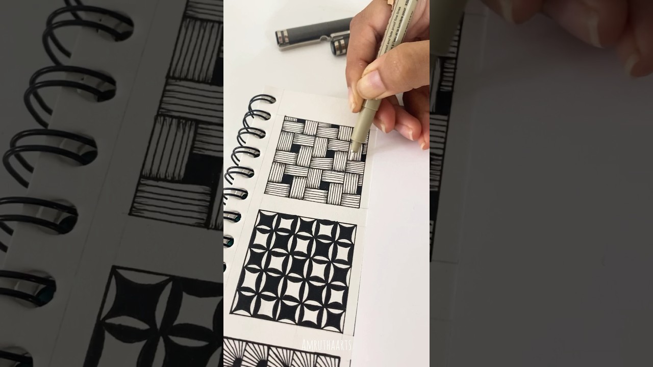 Create Stunning Zentangle Patterns: Step-by-Step Mandala Art Guide ✨