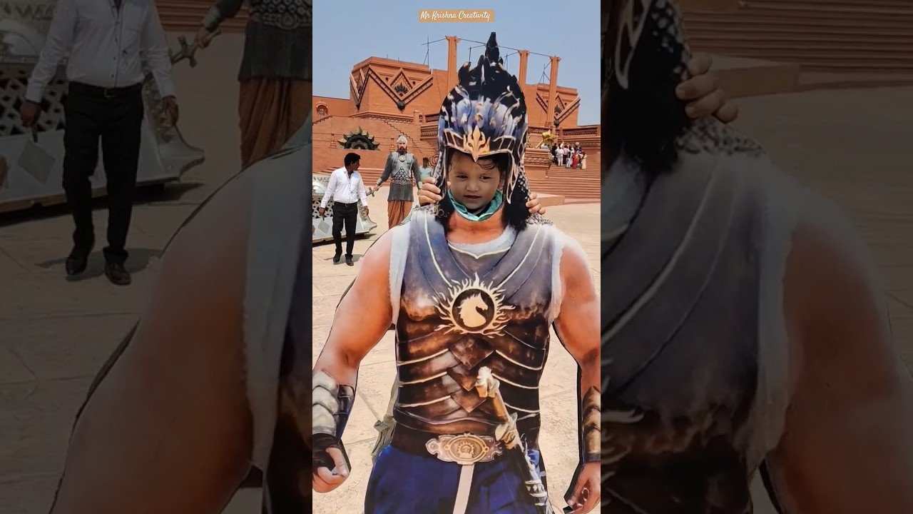 Bahubali Statue on Movie Set 🗿 in Hyderabad