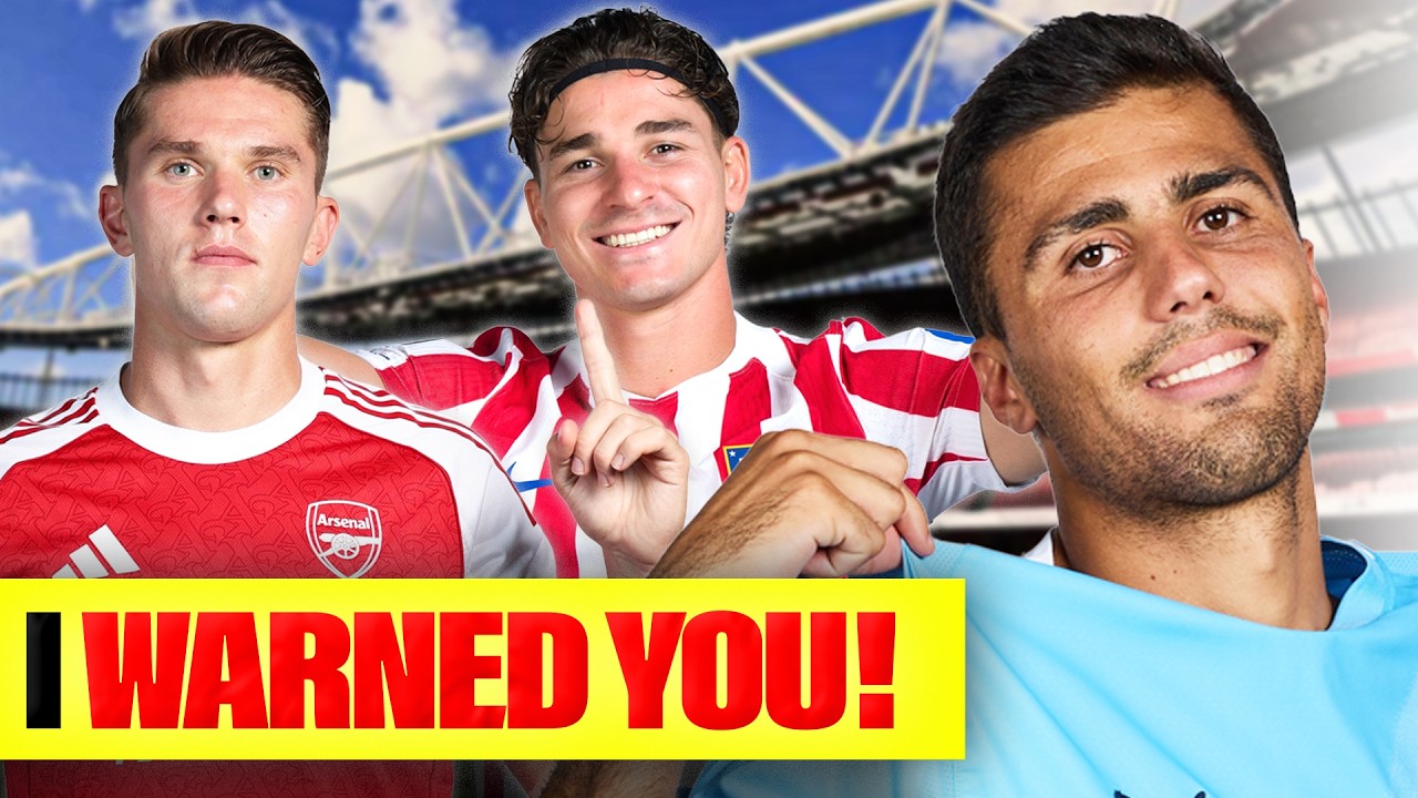 RODRI TRANSFER CONFIMRED? Arsenal move for Alvarez!!