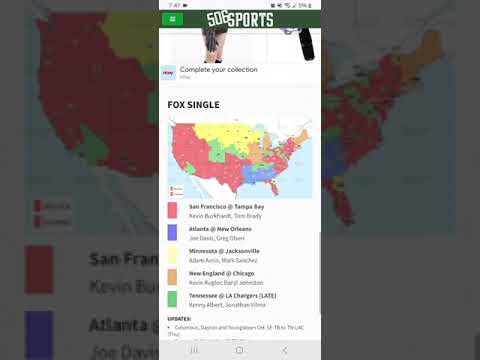 Another Week 10 2024 NFL TV Coverage Map Update CBS Late & Fox Single