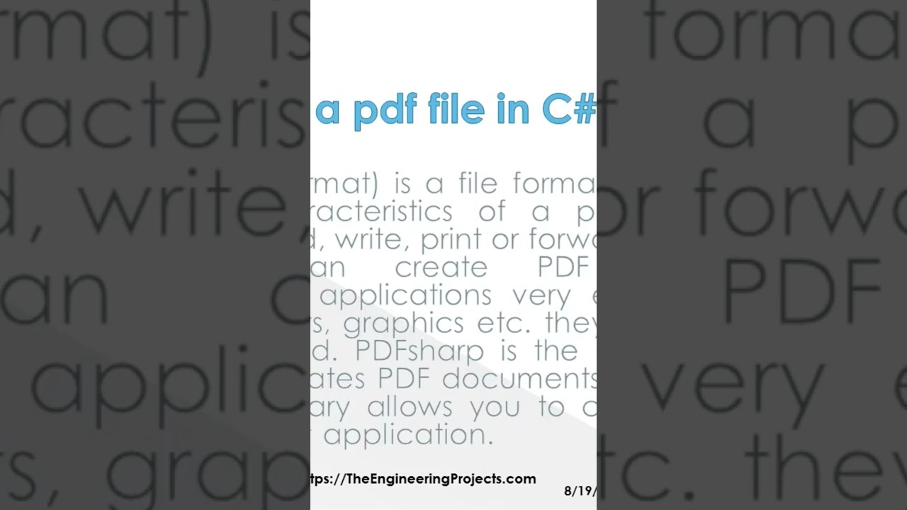 093 Create PDF Files in C# 📄