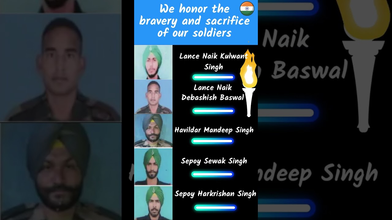 Martyrs of Poonch Attack Honored 🇮🇳