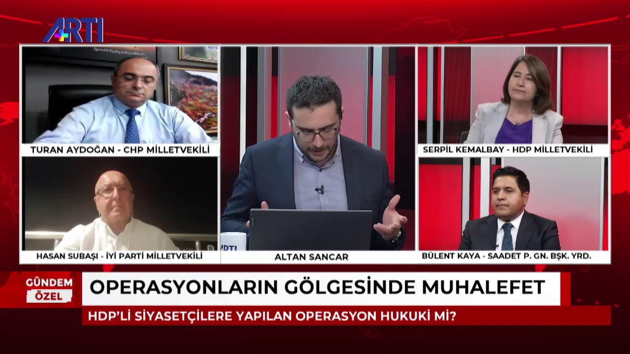 Altan Sancar ile Gündem Özel 1 - Muhalefetin Meclis'teki 4 Partisi ARTI TV'de'!