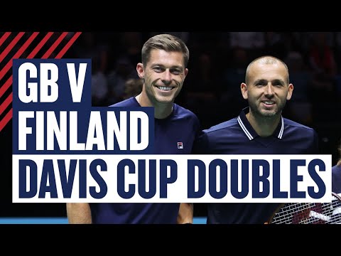 Highlights - Dan Evans & Neal Skupski v Heliovaara & Virtanen | GB v Finland - Davis Cup 2024 | LTA