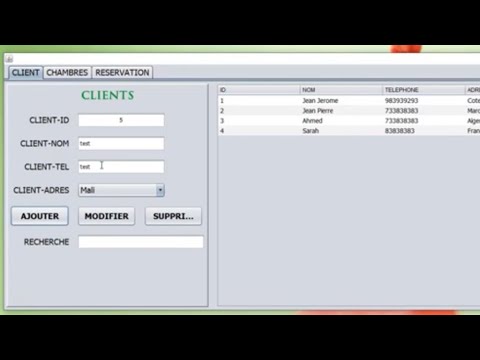 Tuto Java Swing : Créer un logiciel de gestion hôtellerie