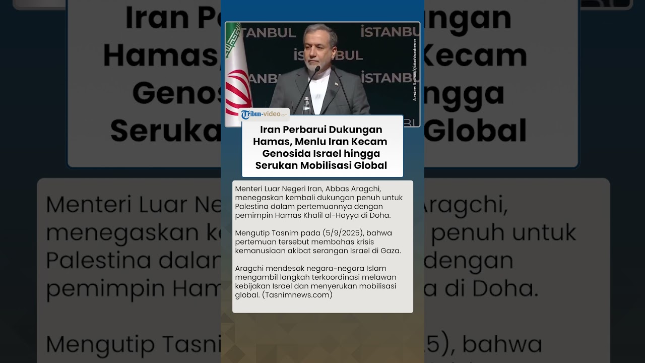Menteri Luar Negeri Iran Desak Aksi Islam Melawan Israel dan Bahas Isu Gaza serta Pertukaran Tahanan