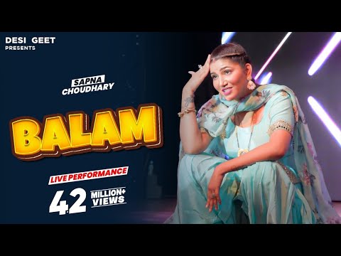 Balam | Sapna Choudhary Dance Performance | New Haryanvi Songs Haryanavi 2023