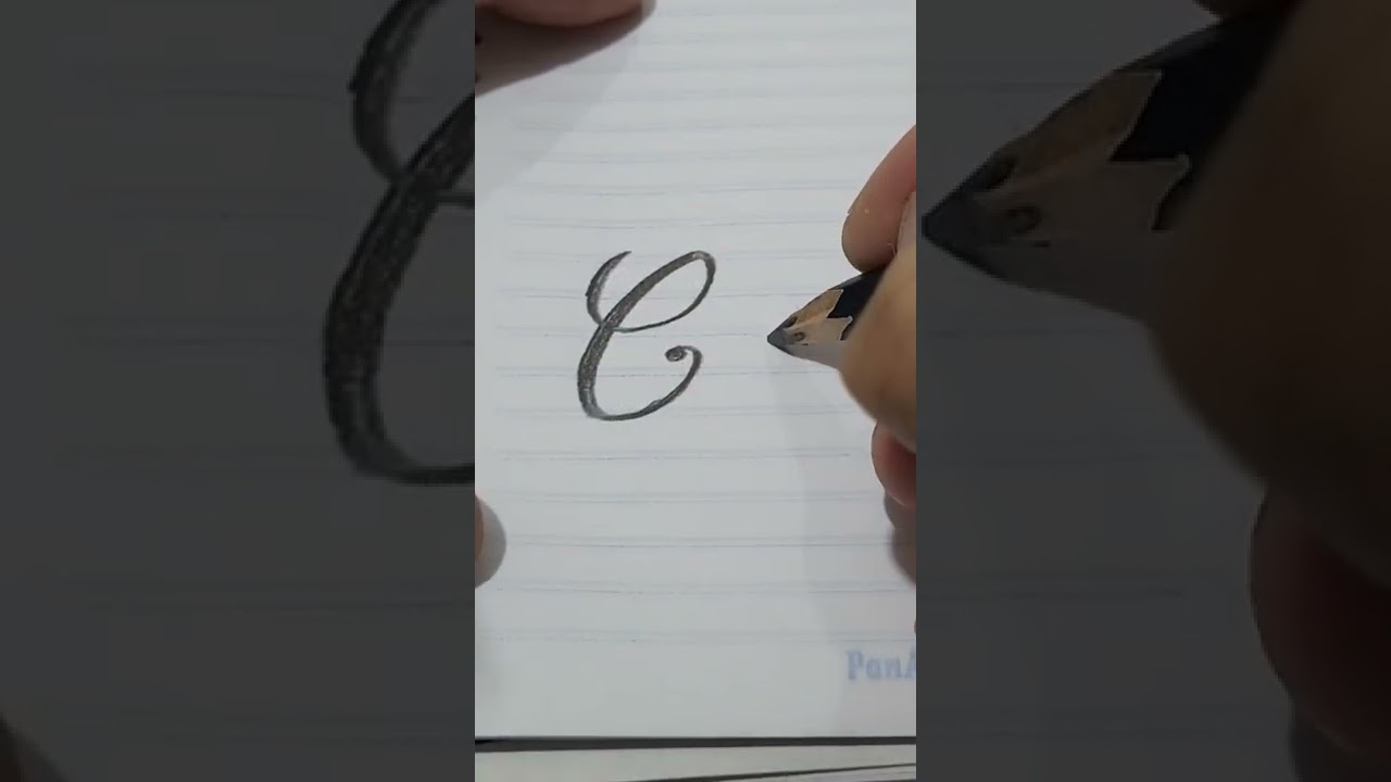 Caligrafia Letra C Maiúscula e Minúscula ✍️
