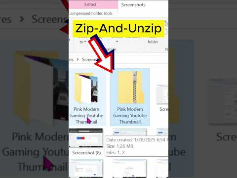 how to zip a file | zip file unzip bangla | hmsolutions  #shorts #zip