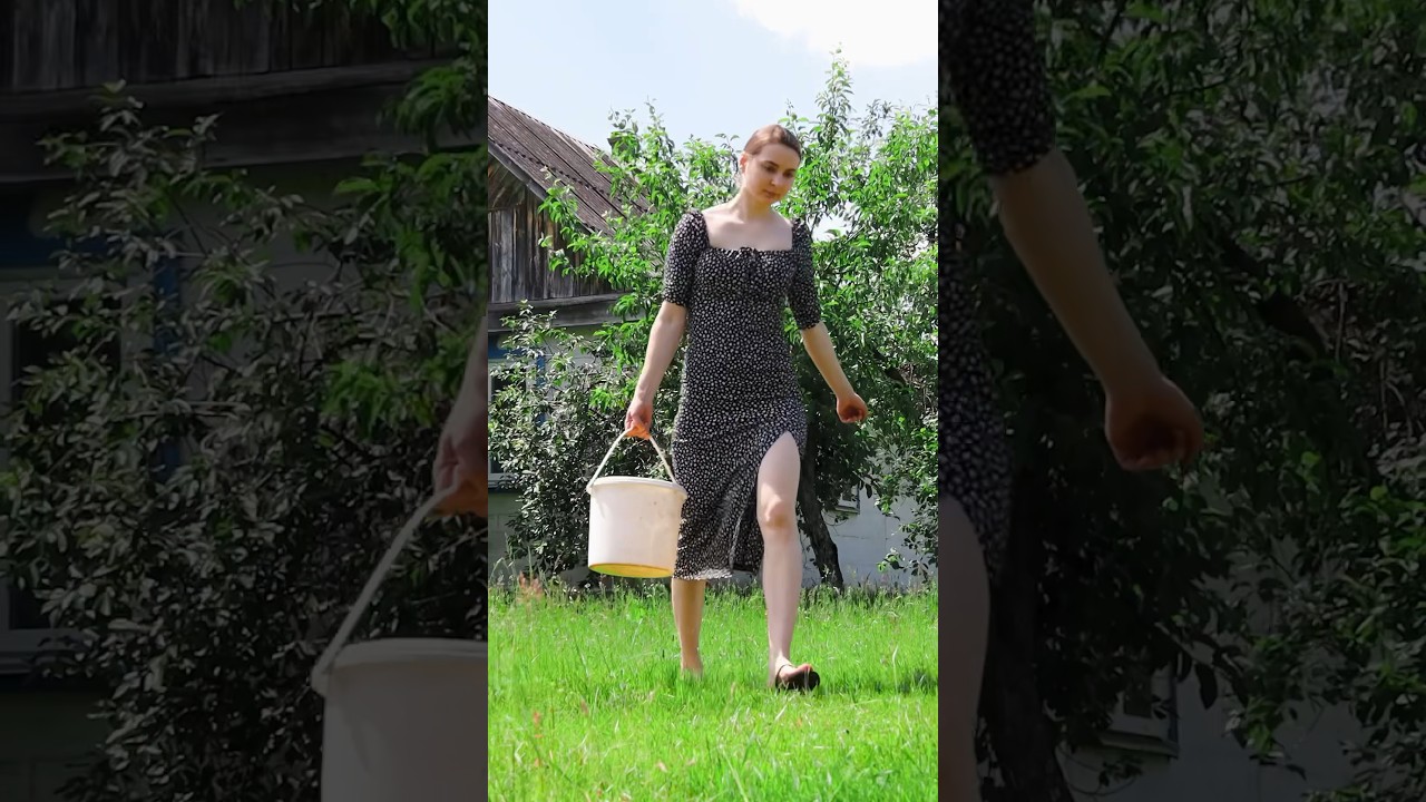 A Day in a Ukrainian Village: ASMR Experience with a Girl and Horses