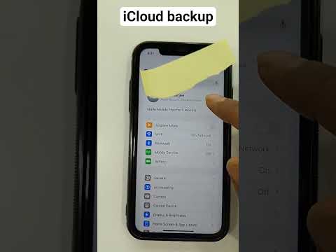iPhone iCloud Data Backup | How to backup data in iCloud iPhone 16/15/14/13/12/11/| #icloudbackup