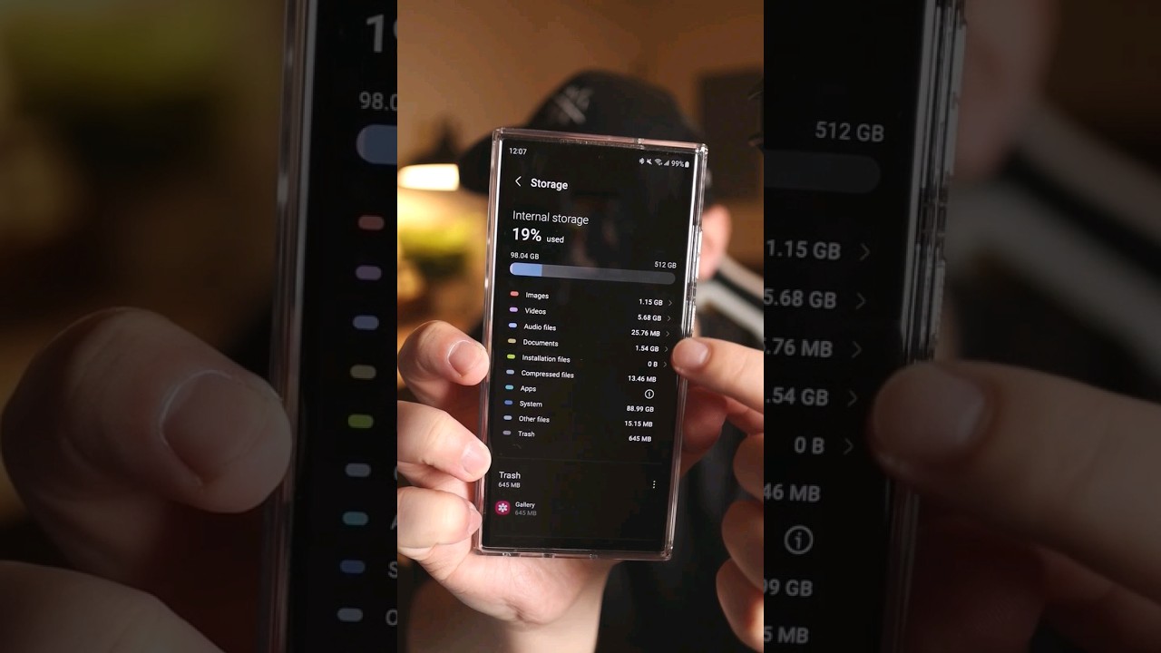 89GB of System Storage Usage