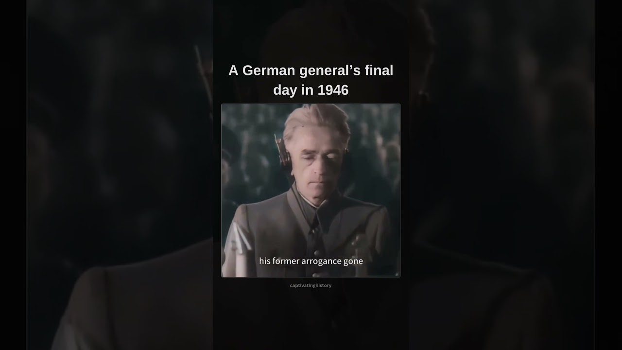 A German general’s final day in 1946