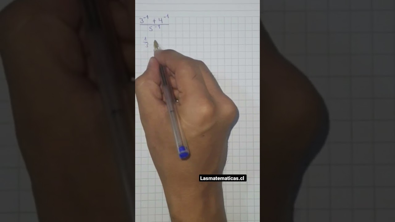 Fracciones con Potencias Negativas 📉