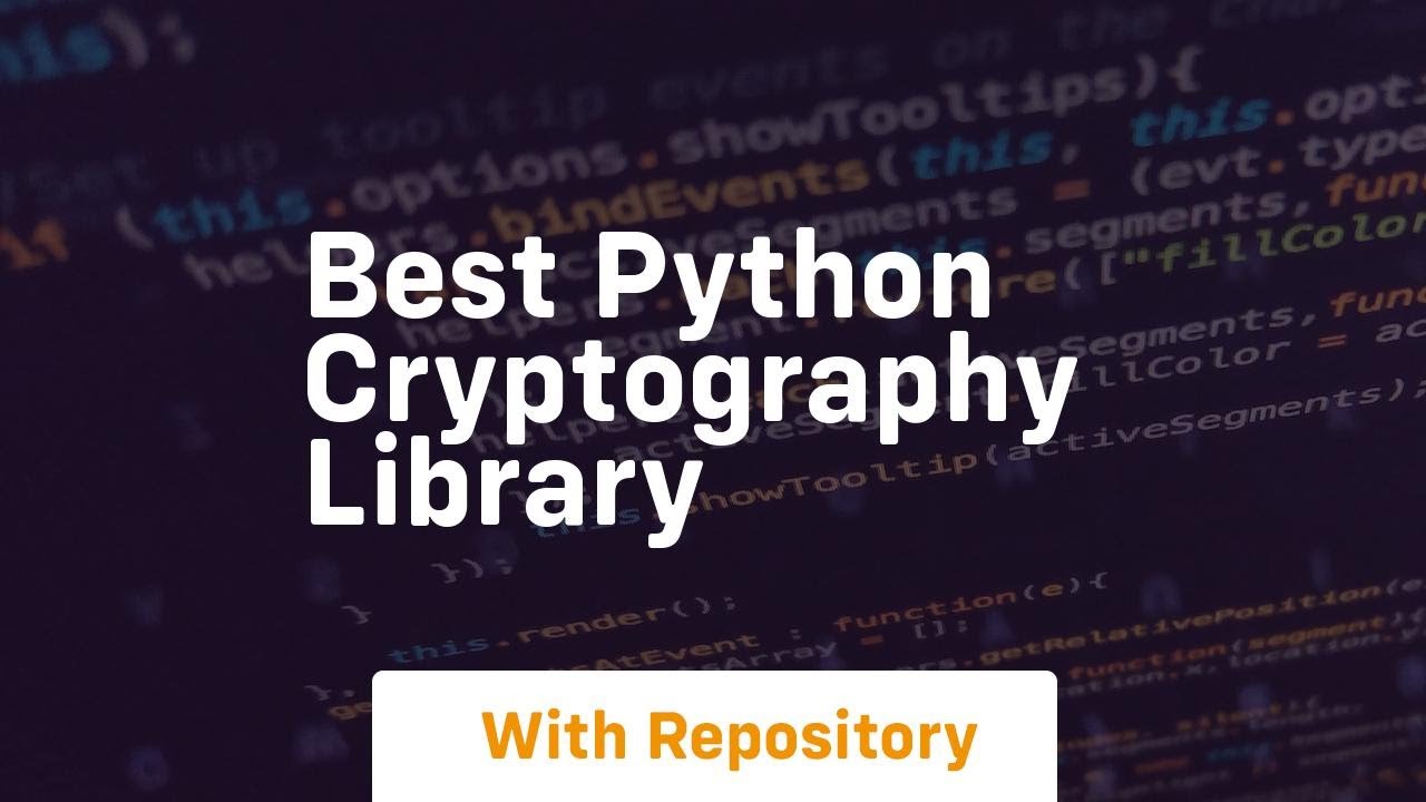 Top Python Cryptography Library π