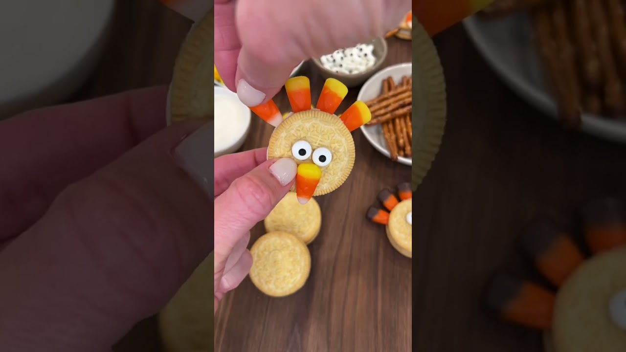 Turkey Oreo Cookies for Thanksgiving 🦃