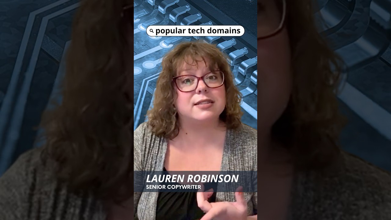 Let's talk about tech domains with Lauren Robinson at Network Solutions