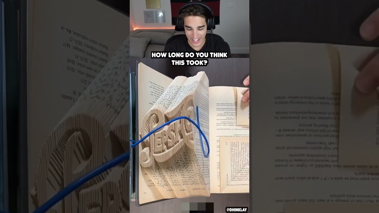 Book Folding Art Inspiration 📚