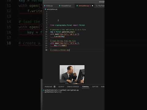 Python Encryption in Under 50 Seconds with cryptography Library #python